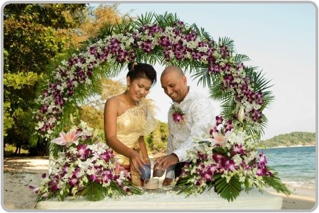 Thai Beach Wedding Unity Ceremony Why not indulge yourself and opt for a