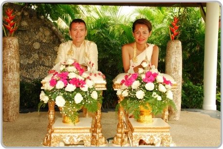 buddhist wedding flowers