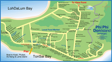 Phi Phi Viewpoint Map