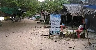 Massage area at the southern end of Ao Nang Beach Massage at Ao Nang Beach
