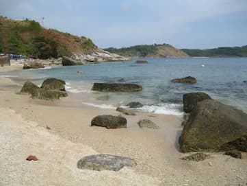 View of the beach at Ao Sane