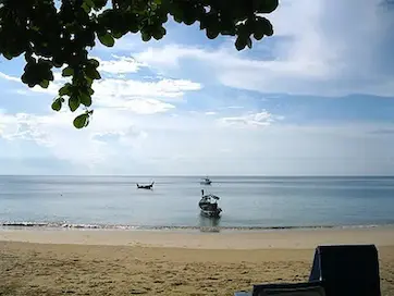 Looking out to sea from Banana Beach, Phuket Banana Beach on Phuket Island
