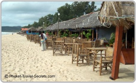 Beachside restaurants at Bangtao Beachside restaurants at Bangtao