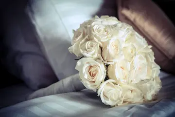 Bridal Bouquet White Roses