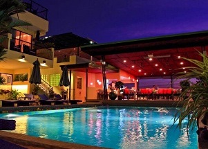 Pool view of this affordable Hotel in Karon, Phuket Fours star Hotel in Karon Beach