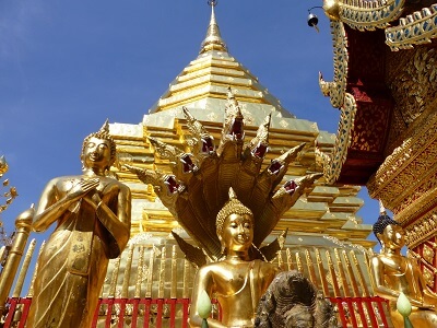 Explore Wat Phra That Doi Suthep in Chiang Mai on your next Thailand avcation Chaing Mai Vacations