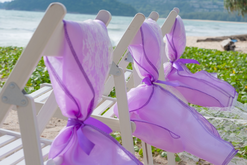 Purple ties are simple yet as so much flare