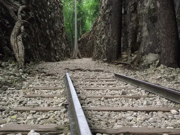 Walk the tracks at Hellfire Pass Hellfire Pass, Kanchanaburi