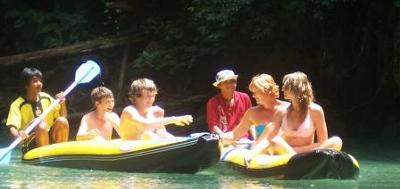 Canoeing in Phang Nga bay