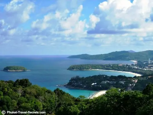 Phuket attractions include stunning views from Karon-Kata Viewpoint Kata | Karon Viewpoint