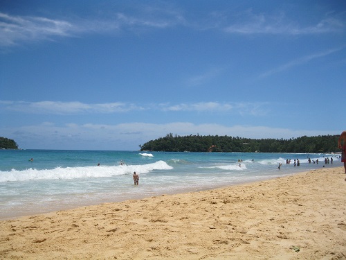 Low season at Kata Beach Phuket Low season at Kata Beach Phuket