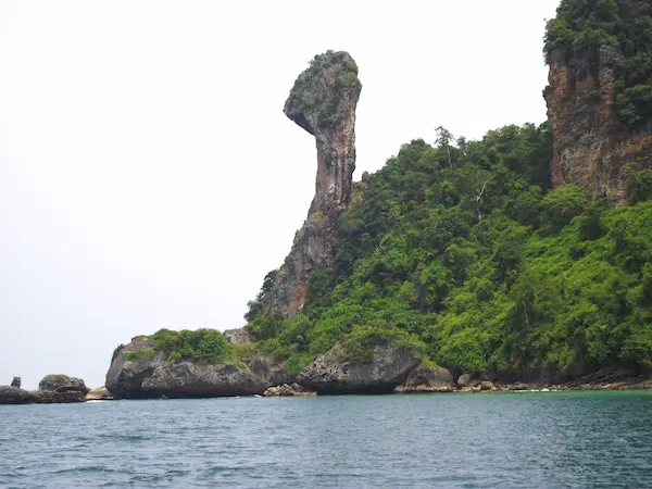 Explore the offshore island in Krabi that resembles a Chicken. Chicken Island Krabi