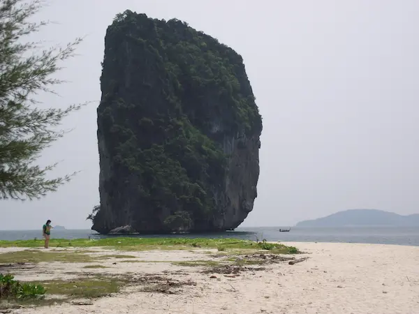 Spectacular limestone Islet at Koh Poda. Islet at Koh Poda