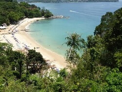 View of the Beach Laem Singh Beach Phuket