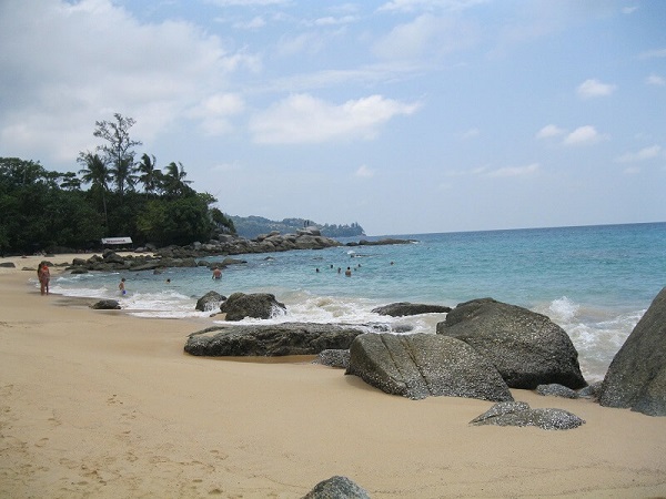 Southern headland of Laem Singh