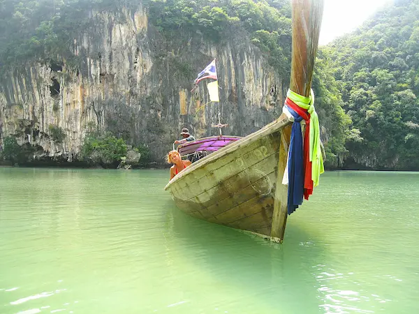 Entering the Hong at Koh Hong. Koh Hong Lagoon