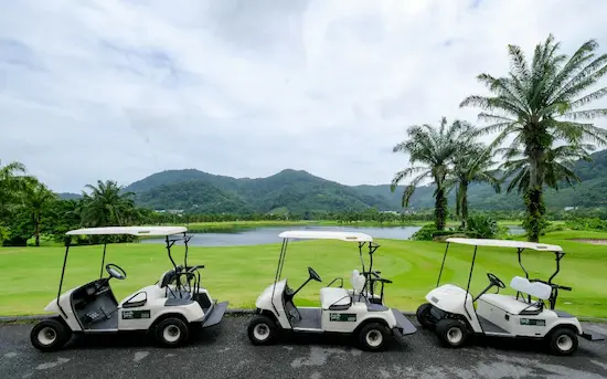 Golf carts are optional at Loch Palm Phuket Facilities at Loch Palm in Phuket