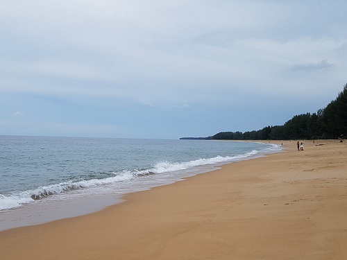 Northern headland at Maikhao Beach Phuket