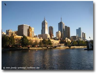 Melbourne from The Yarra River