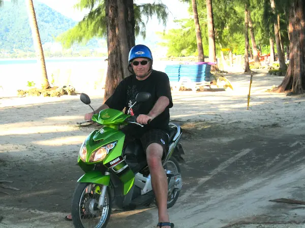 Getting around Phuket by motorbike. Motorcycle Hire in Phuket
