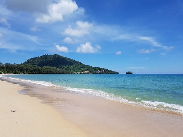 Looking south along Nai Yang Beach, Phuket