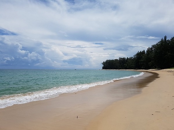 Looking north along Nai Yang Beach, Phuket