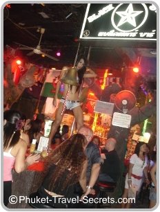 Pole Dancing in Soi Bangla, Patong Phuket. Pole Dancing in Soi Bangla, Patong Phuket.