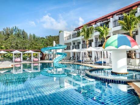 Kids pool and slides Holiday Inn Resort at Karon Beach Phuket