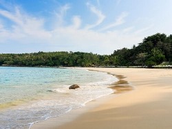 Access to the beach can be difficult Pansea Beach Phuket