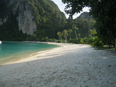 Beach at Tonsai West, Ko Phi Phi