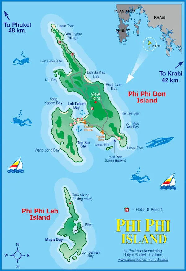 Map Ko Phi Phi