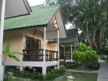 outside view of the villas Bungalows and Villa at this Phi Phi resort