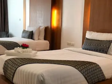 Comfortable hotel rooms Inside Deluxe Rooms at Phi Phi Villa Resort