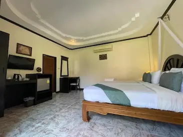 Comfortable furnishings inside the Villas Inside Bungalows & Villas at the resort