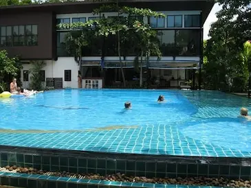 One of the best swimming pools at Koh Phi Phi Large swimming pool at the Phi Phi Villa Resort