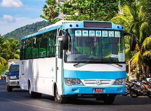 If you want to explore the beaches this is the bus to take. Smart Bus in Phuket