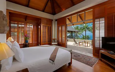 Enjoy large bedrooms in your own holiday home in Phuket Bedrooms in holiday homes and villas in Phuket.