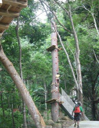 Jungle Xtreme adventures rope course