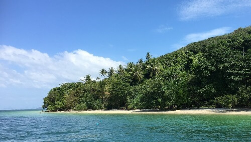 Beach at Rang Yai Island. Beach at Rang Yai Island.