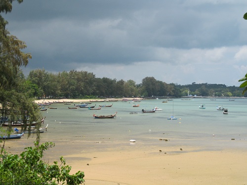 Views overlooking Rawai from the Ocean Seaview restaurant