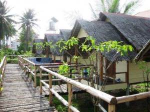View of the Cottages at Mai Khao Beach Phuket Beachfront Cottages at Mai Khao Beach, Phuket
