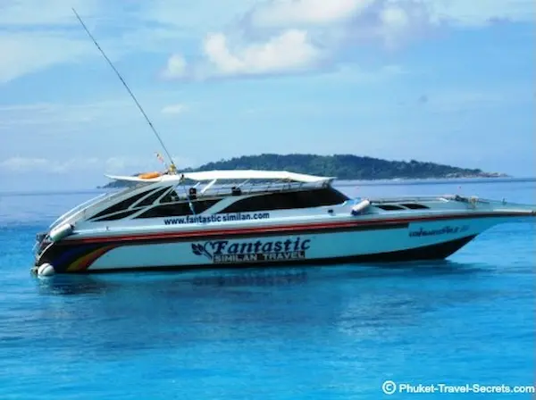 Speed Boats transfers and tours to the Phi Phi Islands from Phuket or Krabi . Speed boats
