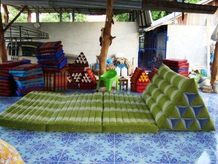 thai triangle floor cushion