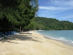 A picturesque and very relaxing beach Tri Tra Beach, Phuket
