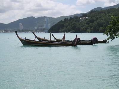 View of Patong from the southern end of Tri Tra Beach. View of Patong from the southern end of Tri Tra Beach.