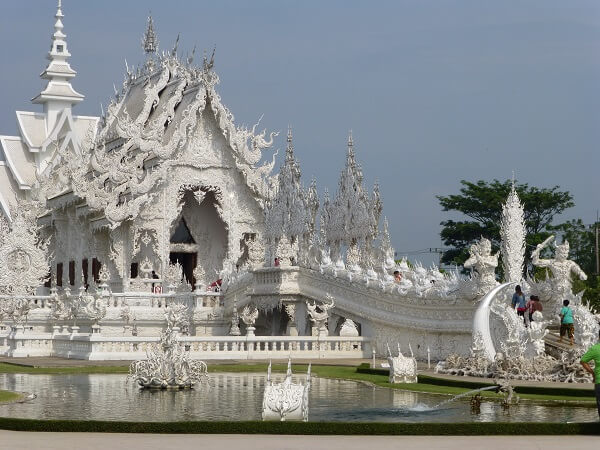 The White Temple and stunning grounds The White Temple and stunning grounds