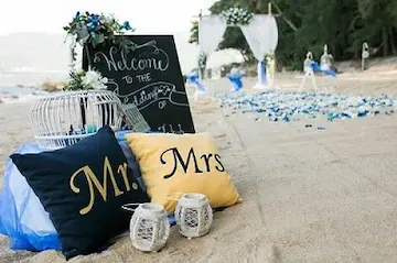 Simple ideas for a beach wedding in Phuket