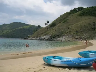 Kayaks for hire at Yanui Yanui Beach Activities